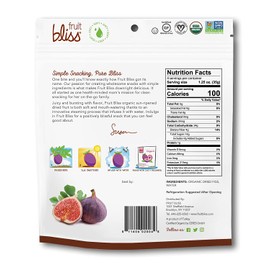 Organic Turkish Figs Dried Fruit Snacks, Sweet, Soft & Juicy Sun-Dried Figs – Healthy Snacks for On the Go – Organic Figs Treats are Non-GMO, Gluten-Free, Vegan Fig Snacks 5 oz. each