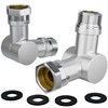 HOOTSUM RV Swivel Connector, Adjustable 180° & 360° Brass Hose