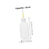 BUGUUYO 4pcs Precision Applicator Bottles Glue Bottles for Fine Detailing