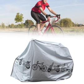 Bike Covers Dust Rain Uv Protection Waterproof Bicycle Cover Indoor Outdoor Grey Uv Protection Waterproof Cover Bicycle Cover Outside Bikes Rain Covers Bike Covers