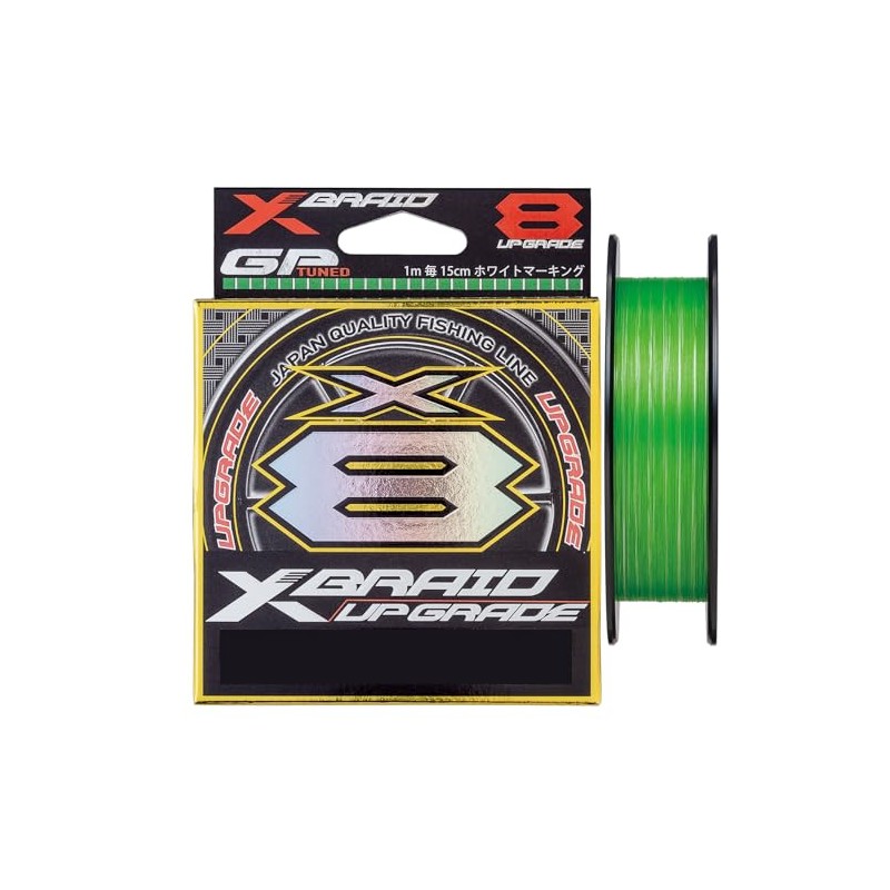 X-Braid Upgraded X8, 150m, No. 1.5, 30lb, Green, 5.9 inches