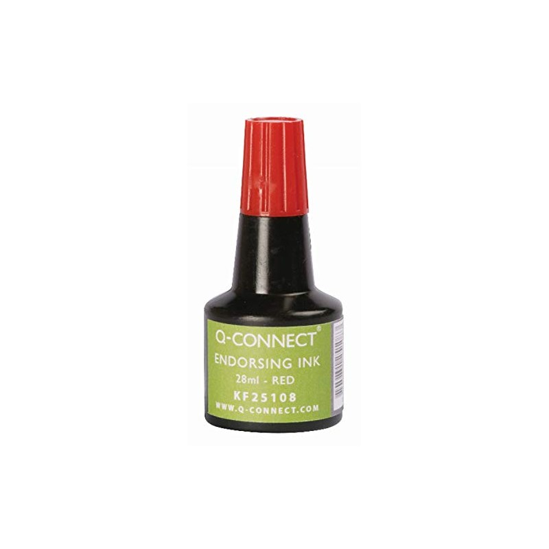 Q Connect 28ml Endorsing Ink - Red