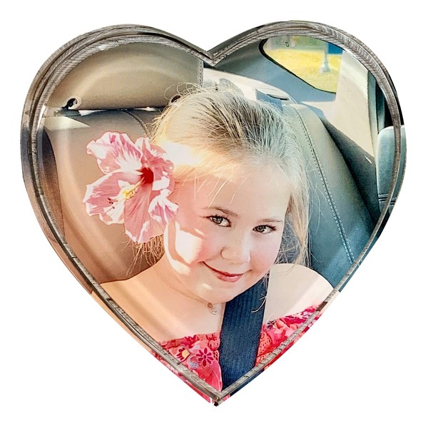 Personalized Photo Crystal Paperweight - Heart