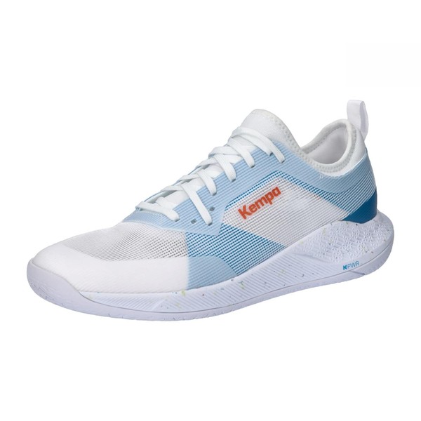 Kempa Unisex Kourtfly Sports Shoes, White Blue