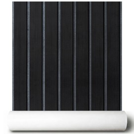 FOCEAN Boat Flooring EVA Foam Boat Decking Self-Adhesive Non-Slip Marine Carpet for Jon Bass Pontoon Boats Motorboat RV Yacht Kayak Surfboard, 94.5"x 15.7" Black with Dark Grey Lines
