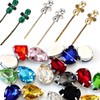 Teardrop Rhinestone 50 PCS 13x18 mm Flatback Rhinestones Sew on