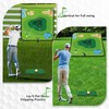 GLUTIA Golf Chipping Game Set, 71"x71" Large Sticky Golf Game,