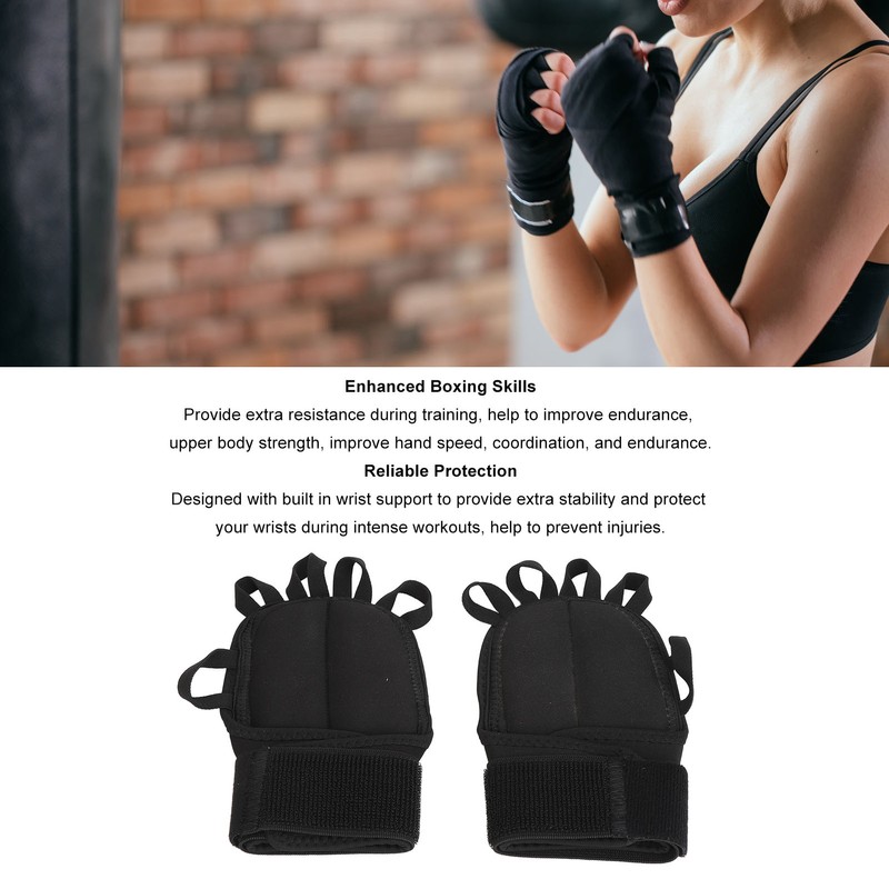 Weighted Gloves Improved Grip Sandbag Weight Bearing Training Gloves Fitness