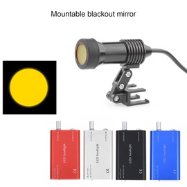 DOC.ROYAL Portable 5W Headlight Headlamp with Two Clips for Lab Loupe Magnifier (Blue)