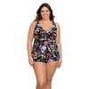 TrimShaper Women's Molly Swim Tankini Top, Flowerette
