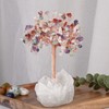 Nupuyai Colourful Crystal Tree of Life Gemstone Feng Shui Tree