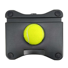 Alephnull Tennis Trainer Set Tennis Kickback Trainer Tennis Ball with Cord (Grey/Black Pro)