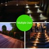 Follateas Solar Lights Outdoor, Waterproof Solar Powered Deck Step Lights
