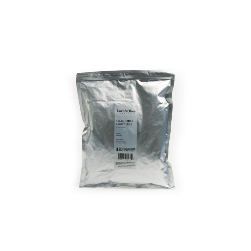 LOEYTEA Loose Leaf Herbal Tea, 1 lb Pouch, Chamomile