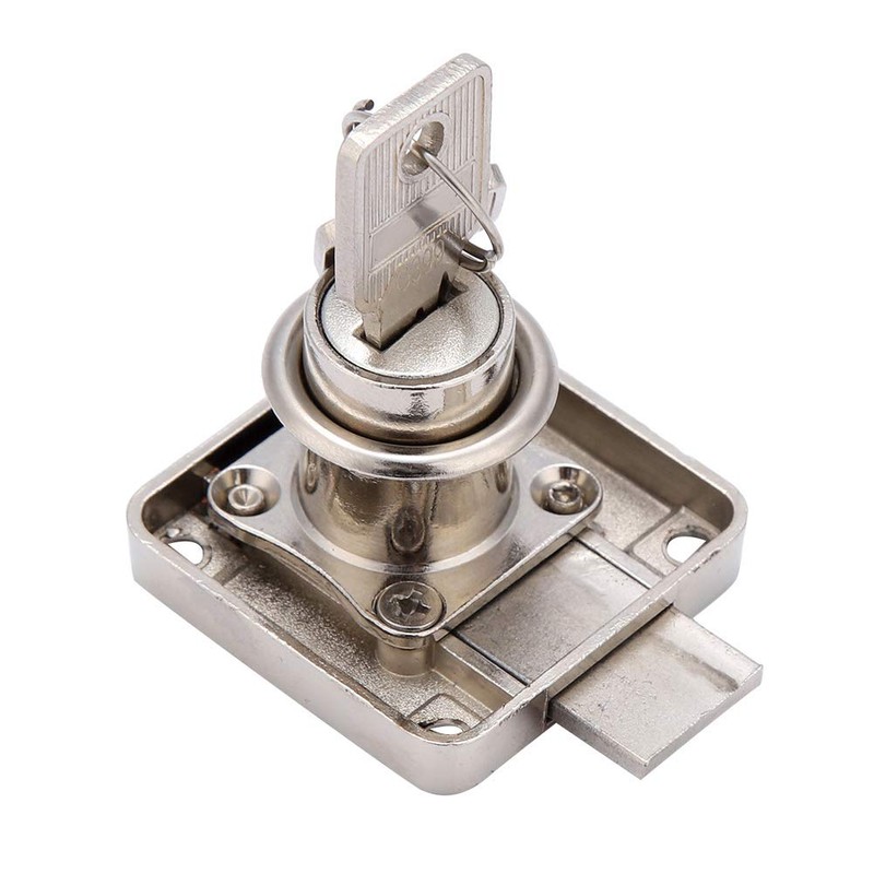 Lock Zinc Alloy Durable Furniture Drawer Locks Reusable Safe Display