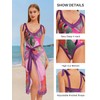 Womens One Piece Swimsuit with Cover Up Slimming 1 Piece