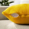 PAVILIA Mustard Yellow Throw Pillow Covers 18x18 Set of 2,