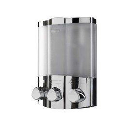 Croydex Euro Soap Dispenser Trio Chrome