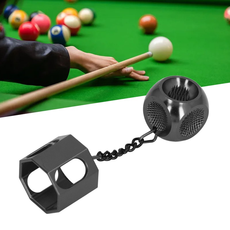 Billiard Chalk Holder Aluminum Alloy Portable Magnetic Pool Cue Chalk