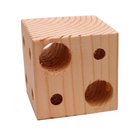 Natural Foraging Box Toy for Parrots (Training Foraging Box)