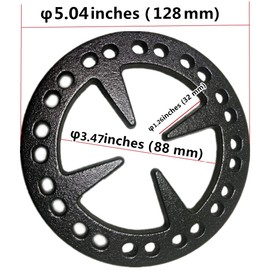2 paquetes de hierro fundido para estufa de gas, reductor de anillo de cocina de gas, cafetera de café y moka