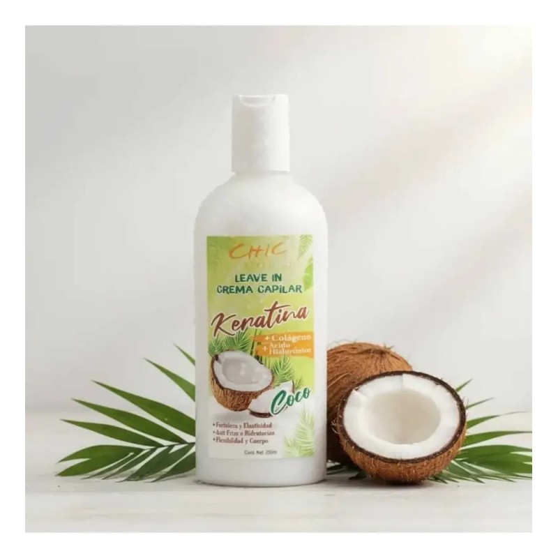 Combo Restaurador Capilar Shampoo Y Keratina De Coco Sin Sal