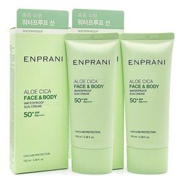 Nfini 엔프라니 알로에 시카 워터프루프 선크림 100ml+100ml Enprani Aloe Cica Waterproof Sunscreen 100ml + 100ml