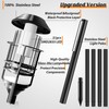 ZOOHAR Solar Outdoor Lights,Extra-Tall Solar Torches with Flickering Flame 2-Pack
