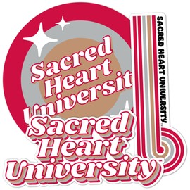 Desert Cactus Sacred Heart University Stickers Pioneers SHU Vinyl Decals Laptop Water Bottle Car Scrapbook Sheet (70s 4inch)