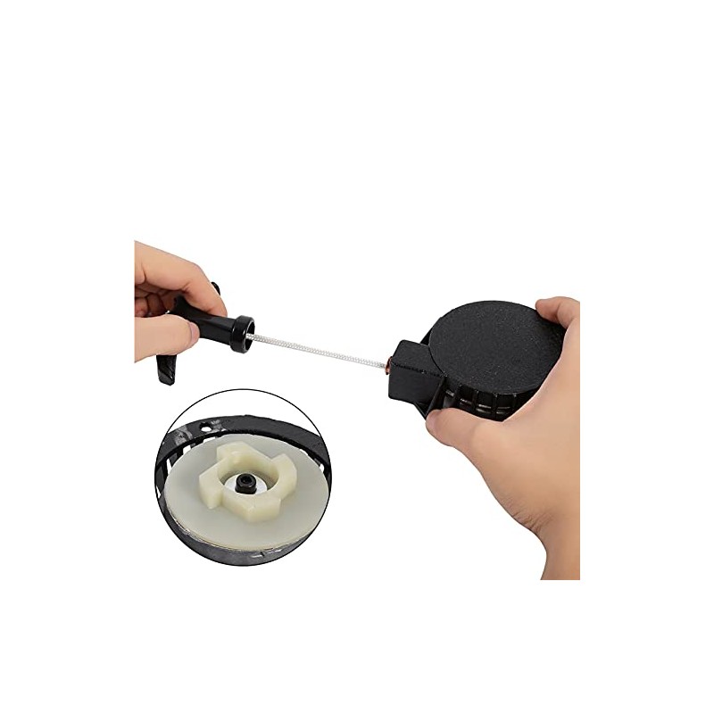 Pull Start Recoil Starter Cover, Mini Alloy Easy Pull Start