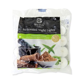 Baltus Sandalwood and Cedar Scented Night Lights 20 Pack