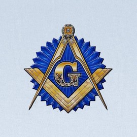 CafePress Blue Lodge Mason Baby Blanket, Super Soft Newborn Swaddle