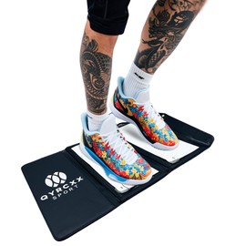 Foldable Basketball Sticky Mat for Improved Court Shoe Grip, Reusable Portable Non-Slip Traction Board/Pod, for Hardwood Floor & Basketball Court & Gym Floors, Includes 60 Sticky Sheets