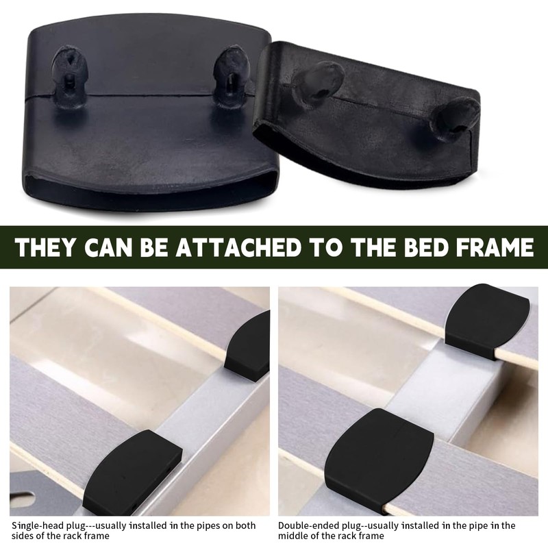 RFYTDCF Slatted Frame Holder, Slatted Holder End Cap Holder Plastic