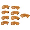 9pcs Golf Club Cover PU Leather Stylish Portable Golf Head