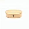 Odate Kogeisha 2430 Akita Cedar Magewappa Oval Lunch Box (Large)