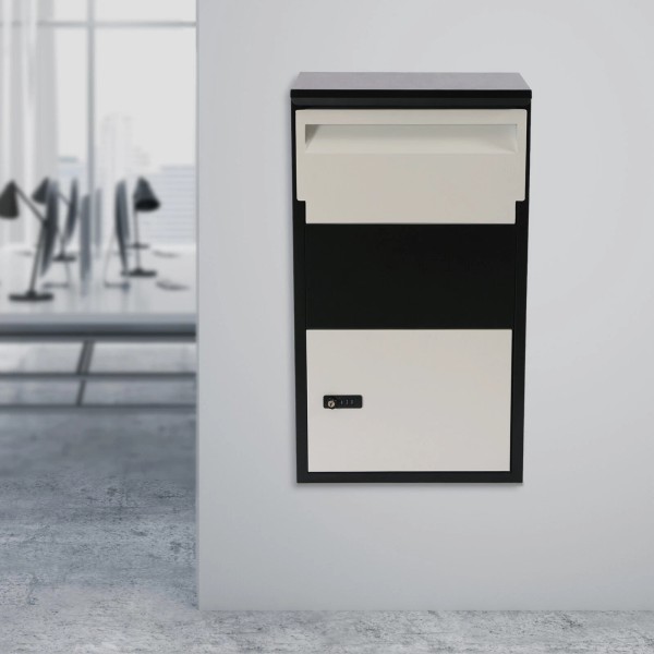 Parcel Drop Box Package Mailbox Porch Express with Lockable Storage+2