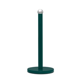 Innoteck Essentials Kitchen Paper Towel Holder - Stainless Steel Cream Colour Coated Paper Stand - Kitchen Towel Roll Organiser - Pole Holder - for Kitchen Countertop, Cabinet