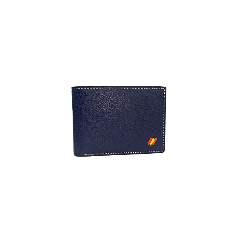 National Police Wallet Spain Blue Model 806, navy