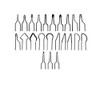 23Pcs Professional Pyrography Tips for 50W Pyrography Machine Replacement Wood