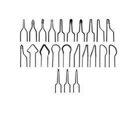 23Pcs Professional Pyrography Tips for 50W Pyrography Machine Replacement Wood Burning Tool Kit Pyrography Accessory