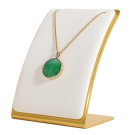 Beige Necklace display stand,Jewelry necklace display holder for selling,Elegant Necklace Bust Stand for Displaying Chains,Pendants,and Accessories,For Retail,Craft Shows,and Collection