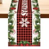 Aitsit Christmas Table Runner, 40 x 180 cm, Washable, Winter
