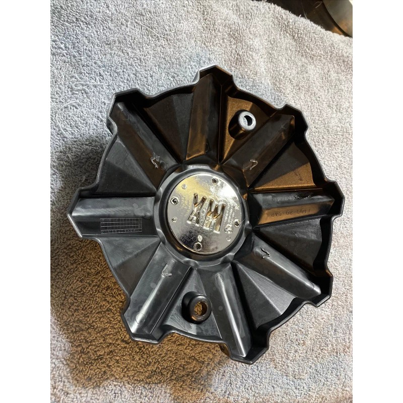 XTREME MUDDER WHEEL CENTER CAP #1103-20-CAP #LG1607-49 GLOSS BLACK