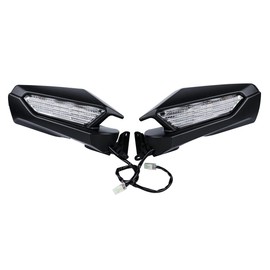 TCMT Rearview Mirror LED Turn Signal Fit For Honda Goldwing 1800 GL1800 2018-2024