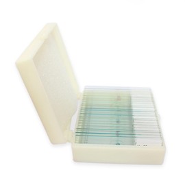 25 Slides with Samples, Prepared Slides, Prepared Microscope Sample Slides, Prepared Glass Slides for Biological Science Laboratory, Training