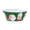 PME Christmas Santa Cupcake Cases, Foil Lined Paper-Pack of 30,