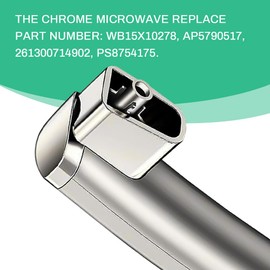 Upgraded WB15X10278 Microwave Handle Replacement Compatible with General Electric GE Microwave Door Handle, Replaces 261300714902, PS8754175, 3025557