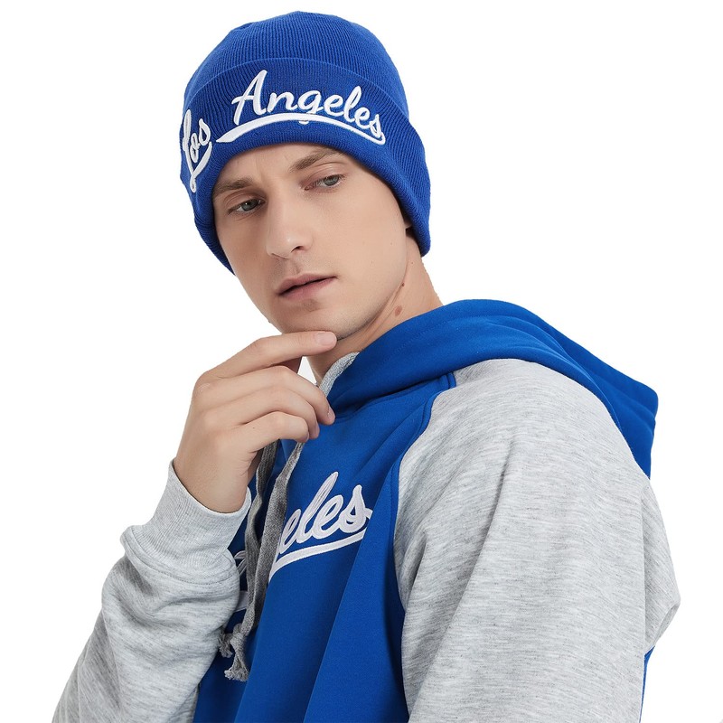City Team - Gorro de punto clásico bordado 3D con