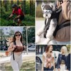 Adjustable Pet Front Carrier Backpack, Hands-Free Dog & Cat Travel